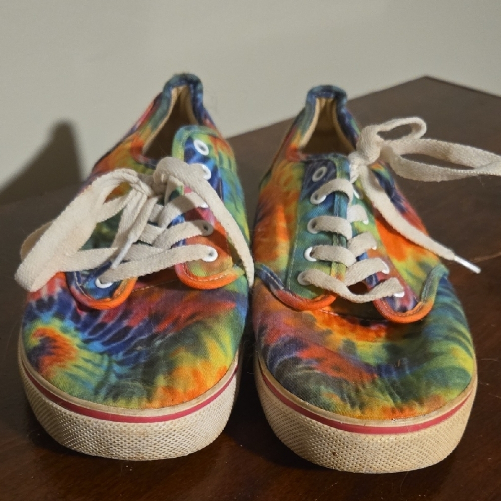 Colorful Tie-Dye Shoes